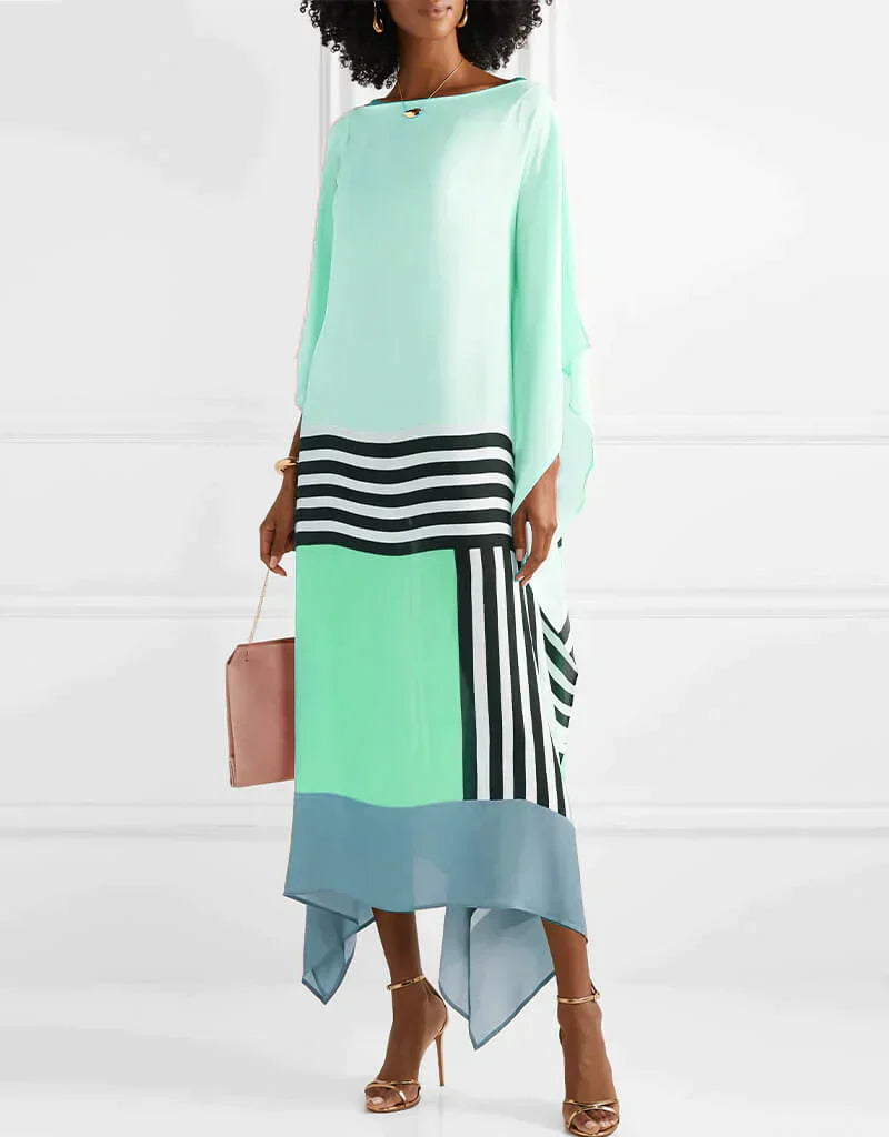 Women's Pink Kaftan Candy Striped