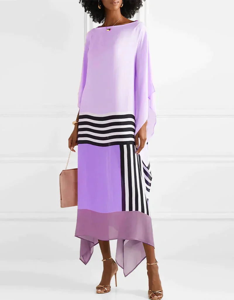 Women's Pink Kaftan Candy Striped