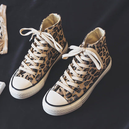 Unisex Animal Print High Sneakers Comfortable - VibreMode
