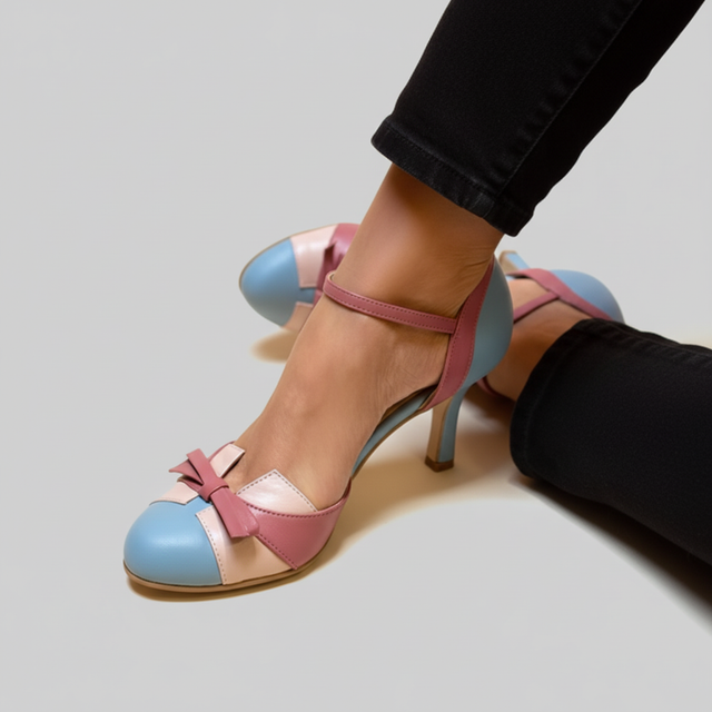 Women's Ankle Strap High Heels - VibreMode