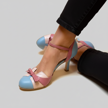 Women's Ankle Strap High Heels - VibreMode