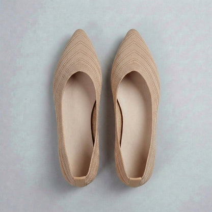 Women's Chevron Knit Slip-On Flats