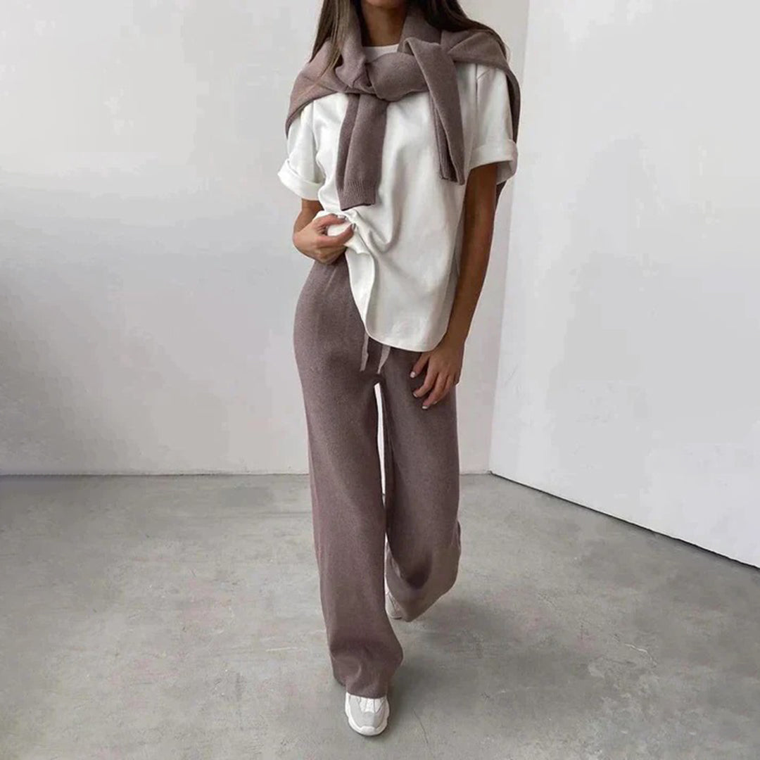 Women's Cashmere Sets Soft Comfortable