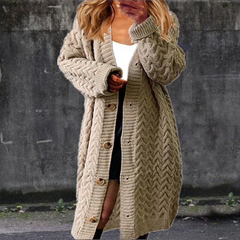 Women's Long Cardigan Sweater