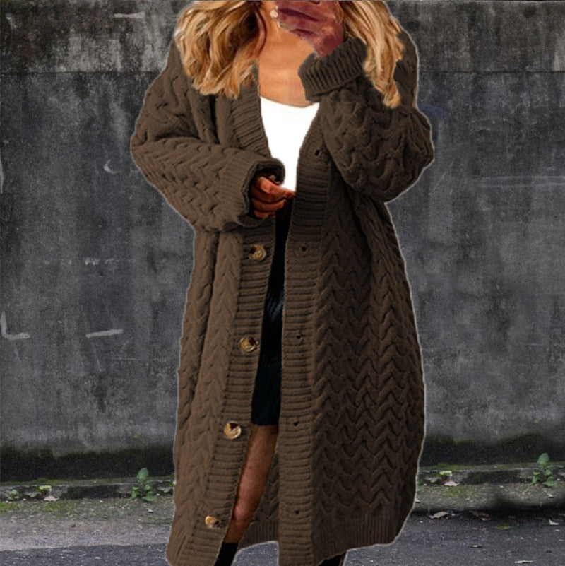 Women's Long Cardigan Sweater