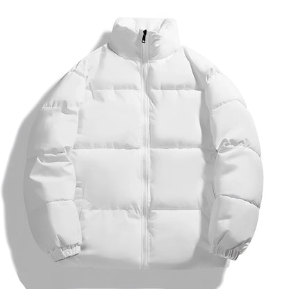 Men's Down Puffer Jacket Ivory Insulated