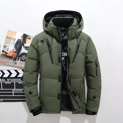 Men's Waterproof Insulated Ski Jacket Black