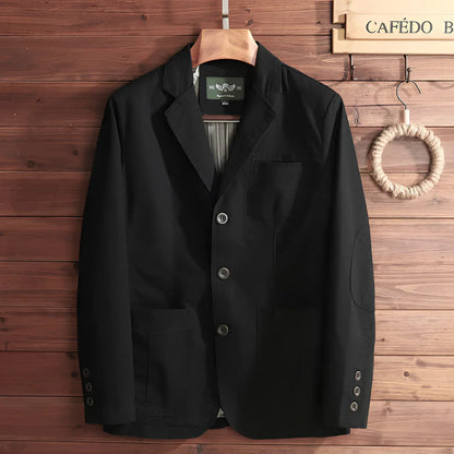 Men's Olive Green Blazer Lightweight Casual Jacket