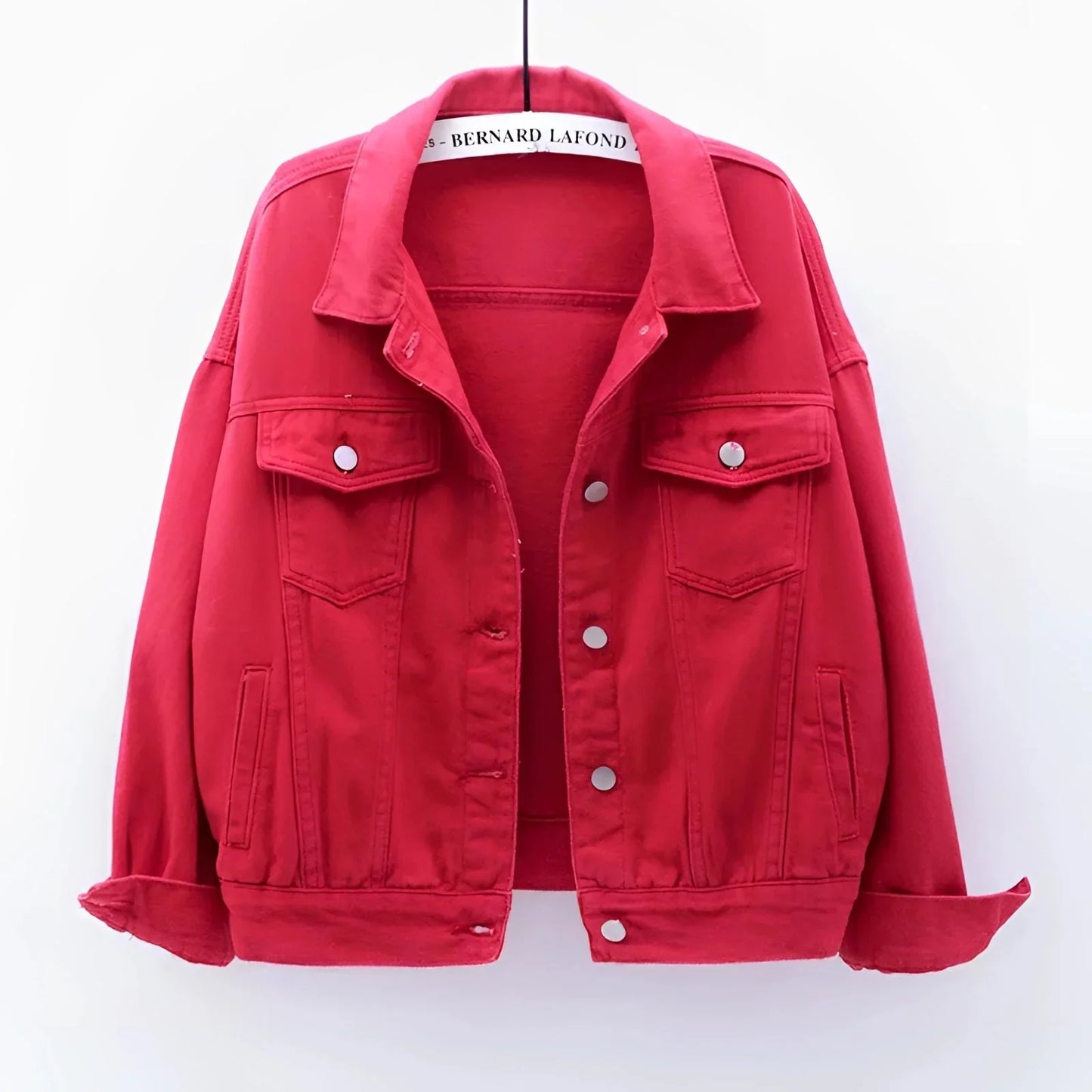 Women's White Denim Jacket Lightweight Casual