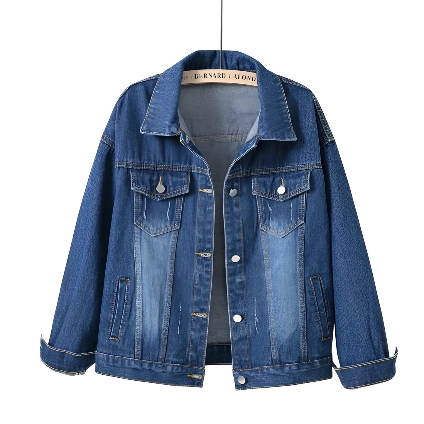 Women's White Denim Jacket Lightweight Casual