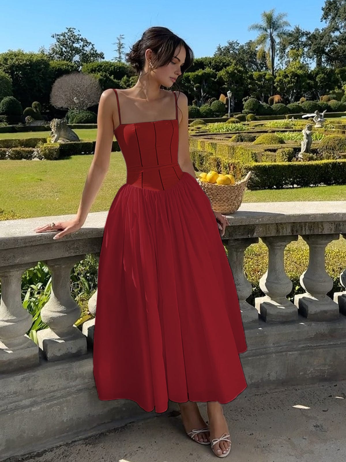 Elegant Ladies Lace Wedding Guest Dress