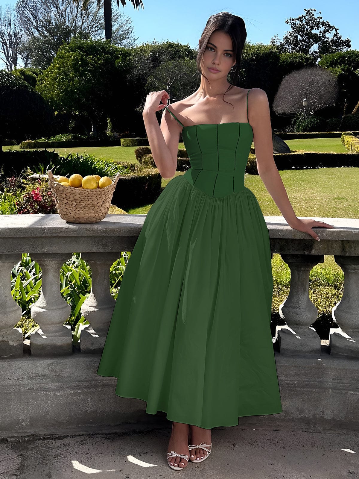 Elegant Ladies Lace Wedding Guest Dress