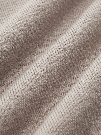 Women's Long Sleeve Turtleneck Sweater Ribbed Knit