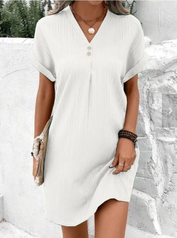 Women's Floral V-Neck Summer Dress