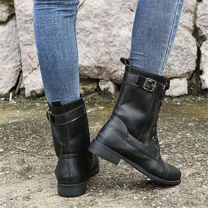 Comfortable Ankle Zip Up Support Boots