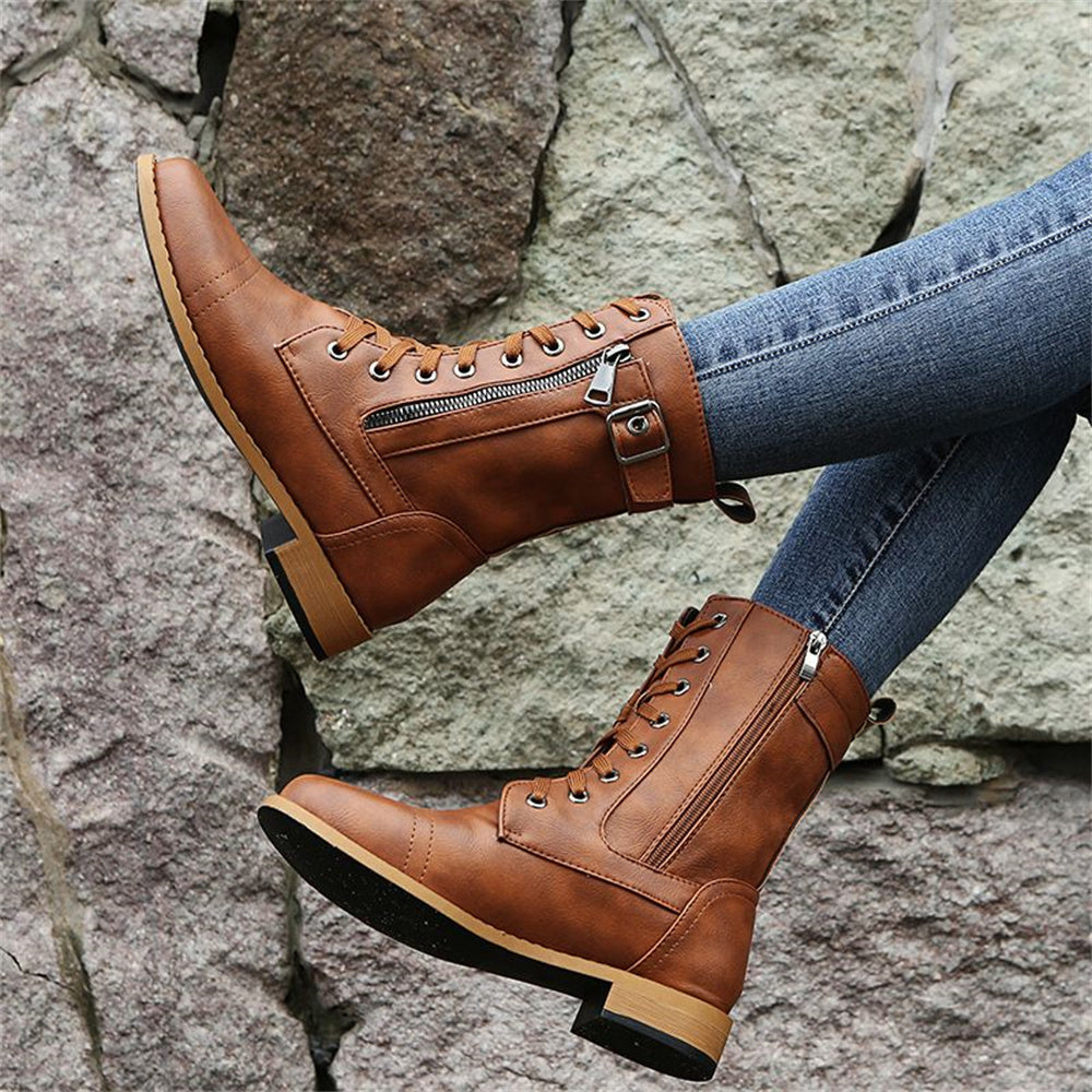 Comfortable Ankle Zip Up Support Boots