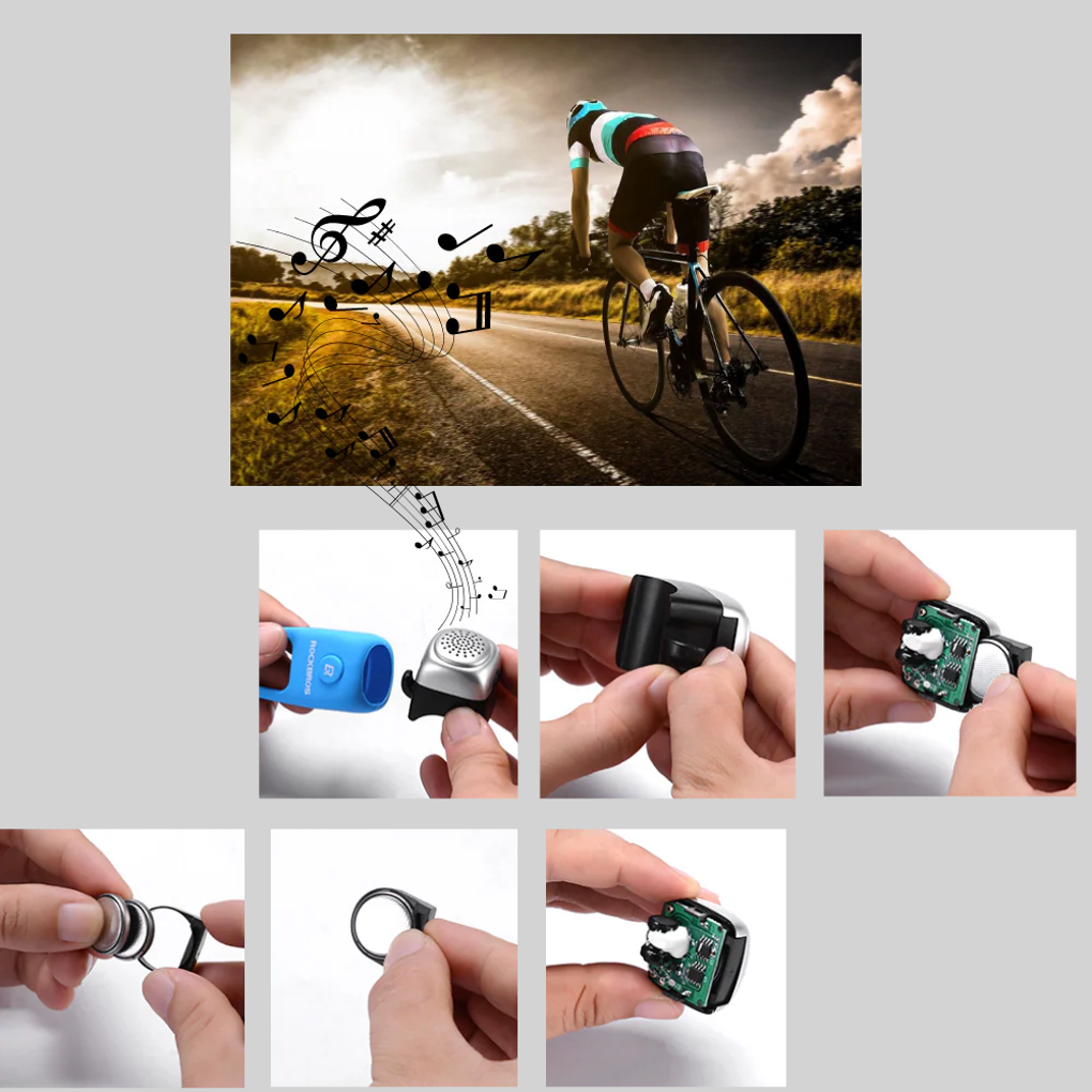 Compact Silicone Bike Horn Clear Sound