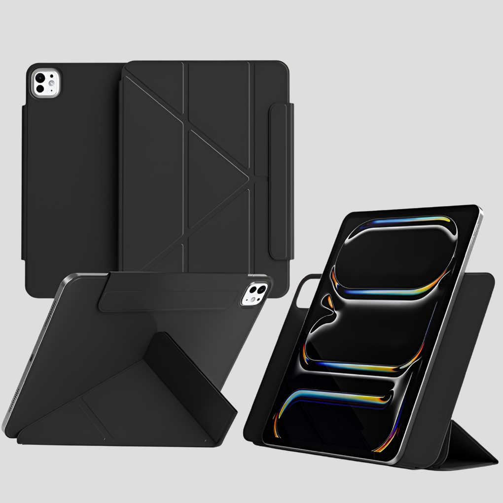 Magnetic 360 Degree iPad Clear Case Protective Cover - VibreMode