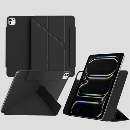 Magnetic 360 Degree iPad Clear Case Protective Cover - VibreMode
