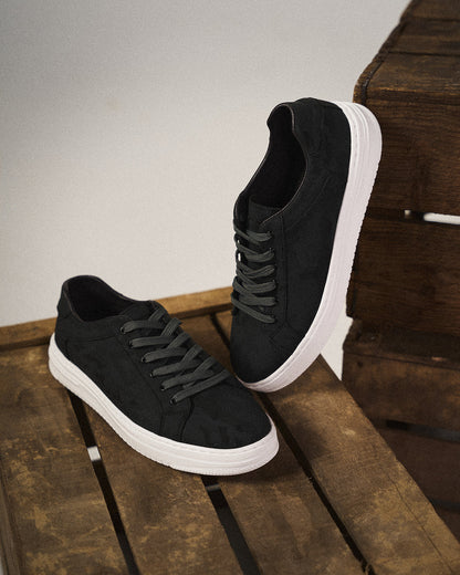 Men's Lace-Up Sneakers Minimal Design