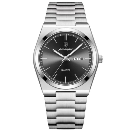 Men's Leather Wristwatch 41mm