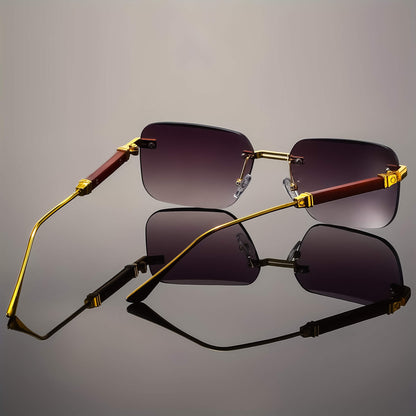 Sleek Frameless Sunglasses