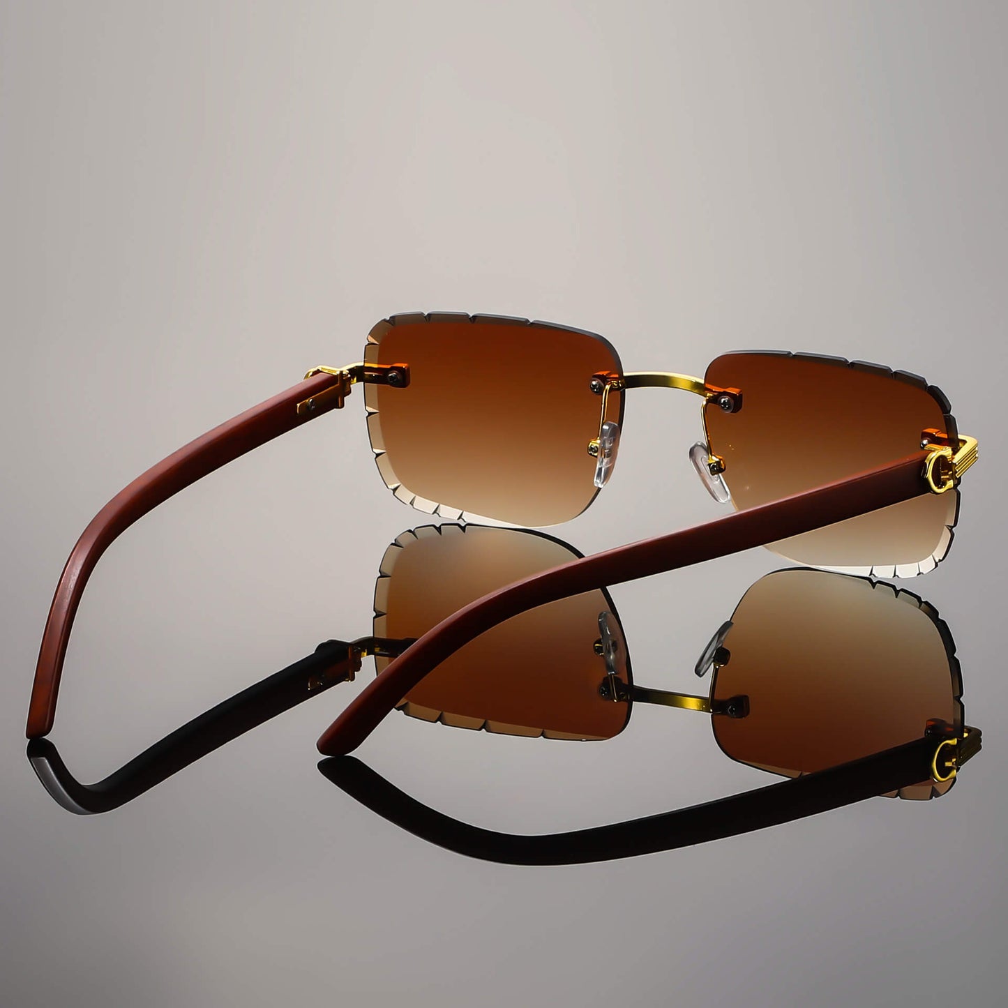 Classic Frameless Vintage Sunglasses