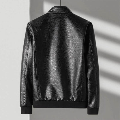 Premium Black Leather Biker Jacket