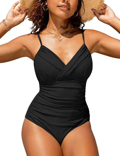 Women's V-Neck Push Up Swimsuit