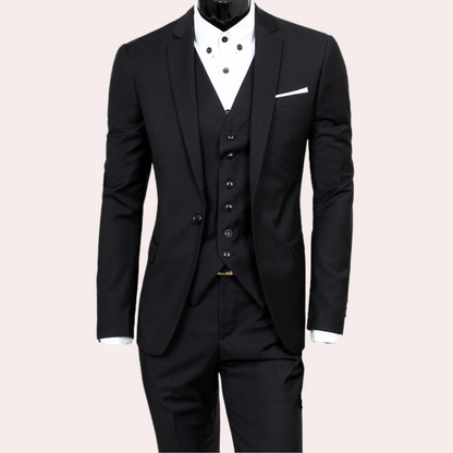 Men's 3-Piece Summer Suit Breathable Lightweight - VibreMode