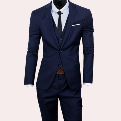 Men's 3-Piece Summer Suit Breathable Lightweight