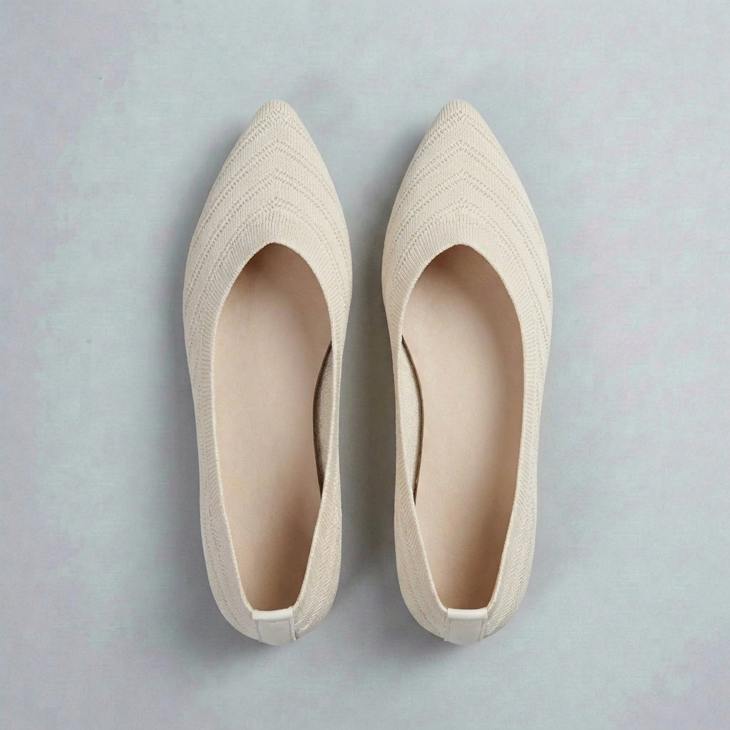 Women's Chevron Knit Slip-On Flats