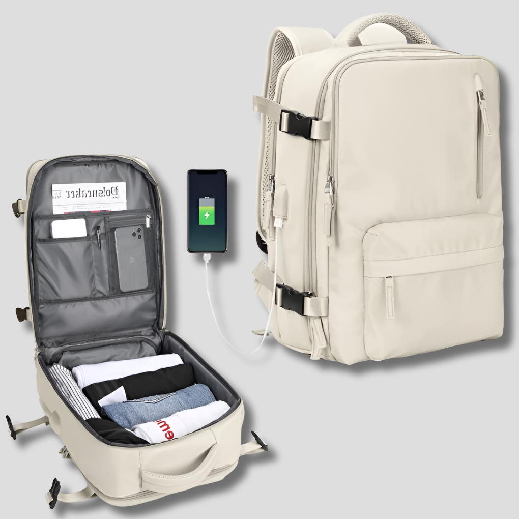 Expandable Carry-On Travel Backpack