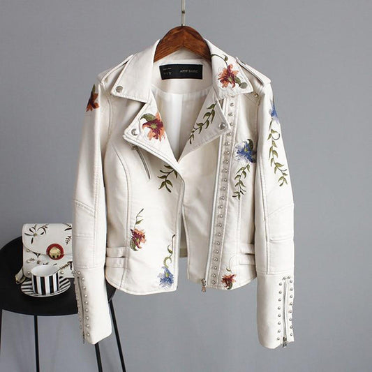Women's Floral Print Summer Jacket - VibreMode