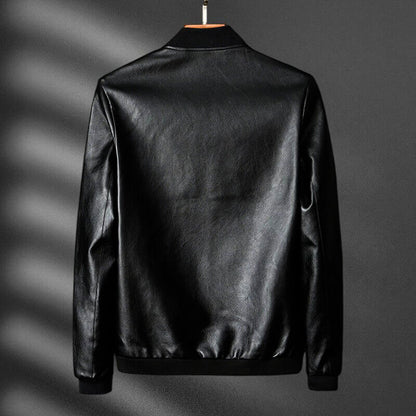 Genuine Italian Leather Biker Jacket