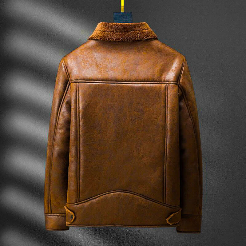 Classic Vintage Leather Pilot Jacket