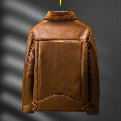 Classic Vintage Leather Pilot Jacket