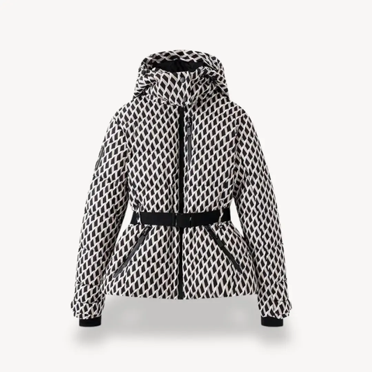 Women's Belted Puffer Jacket Warm - VibreMode