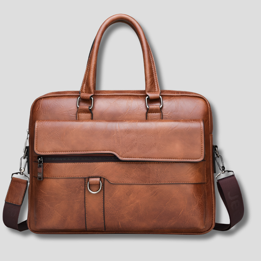 Benedicto Men's Leather Shoulder Bag - VibreMode