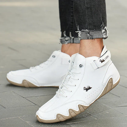 Leather Walking Shoes Comfortable Balance Design