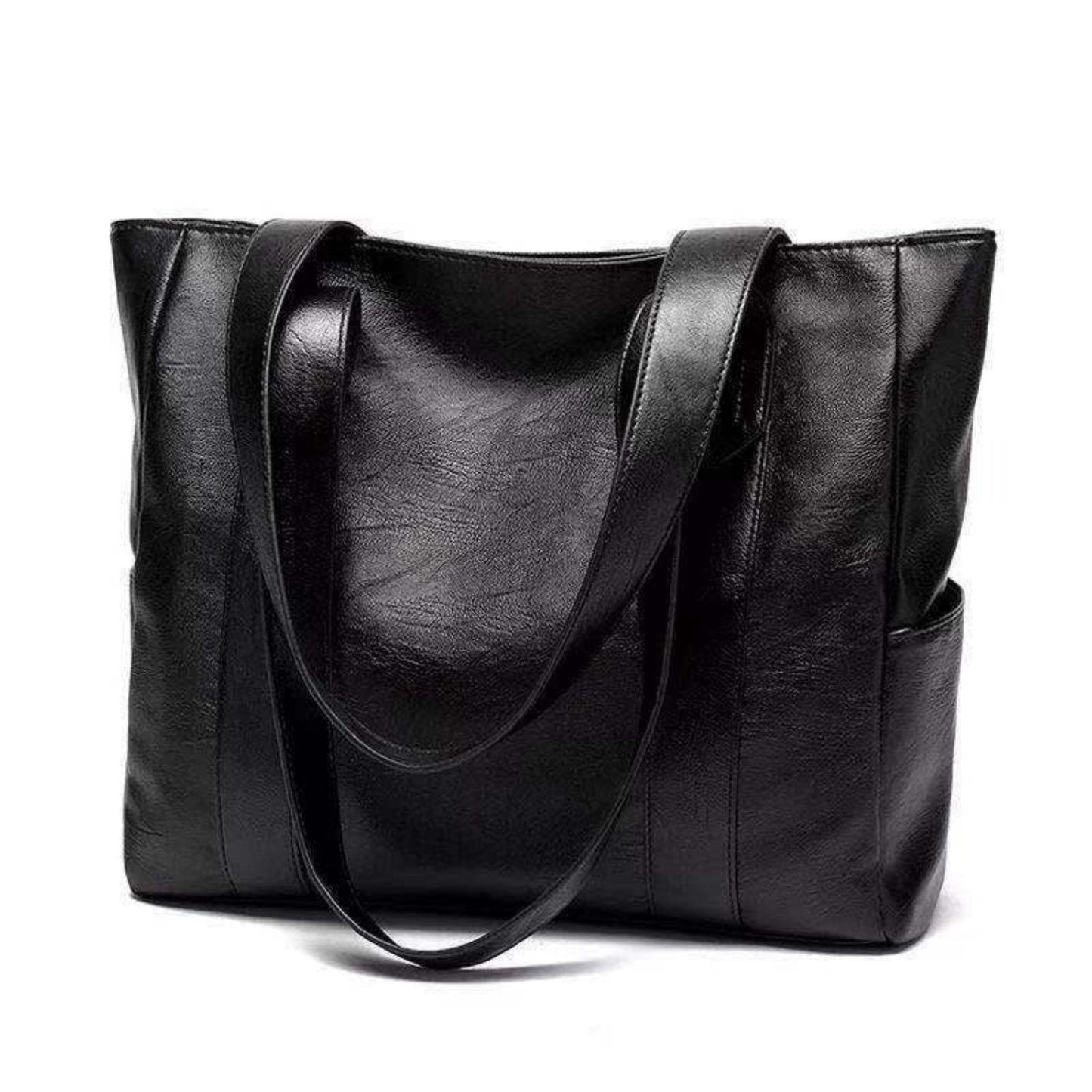Vintage Leather Shoulder Bag Classic Brown - VibreMode