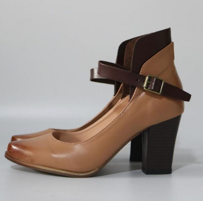 Luxury High Heel Ankle Strap Sandals