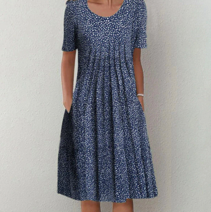 Women's Midi Patterned Dress