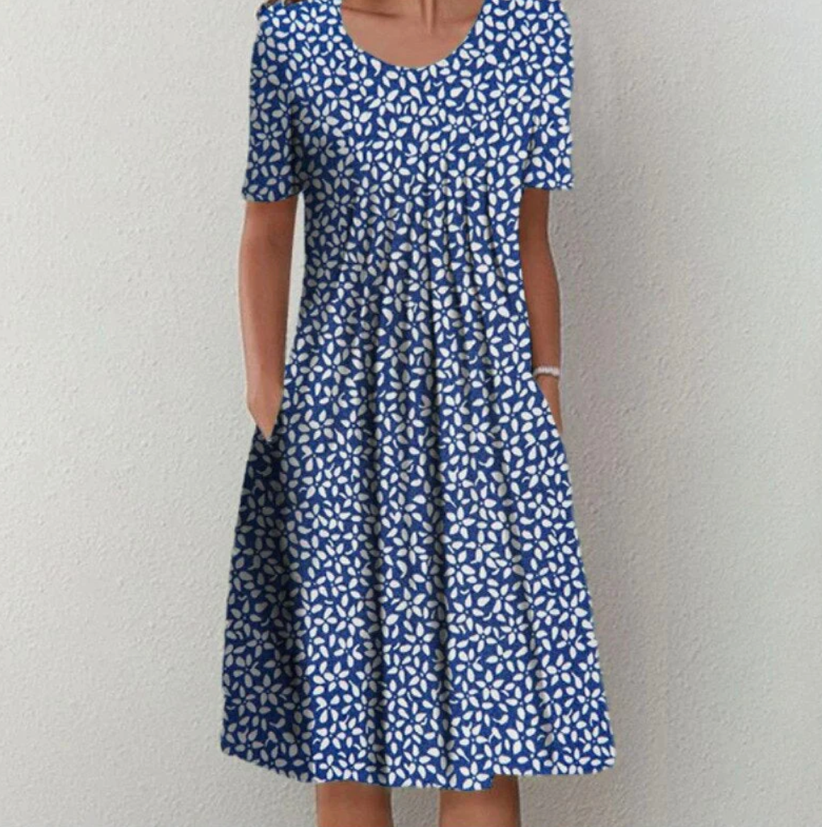 Women's Midi Patterned Dress