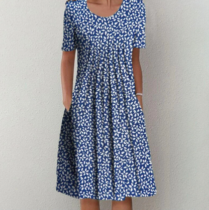 Women's Midi Patterned Dress
