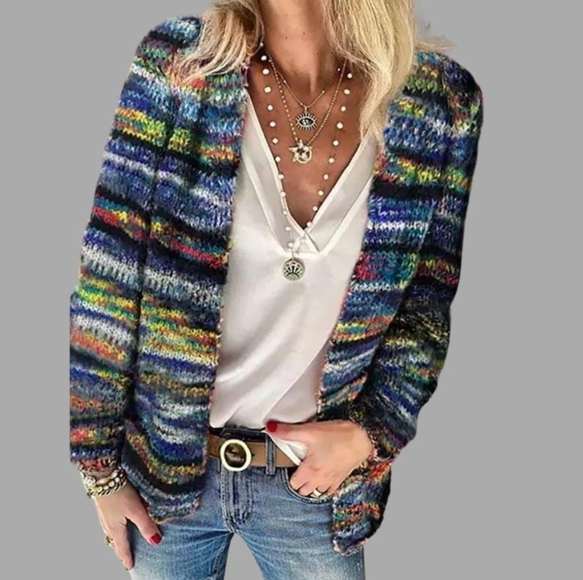 Women's Colorful Cardigan
