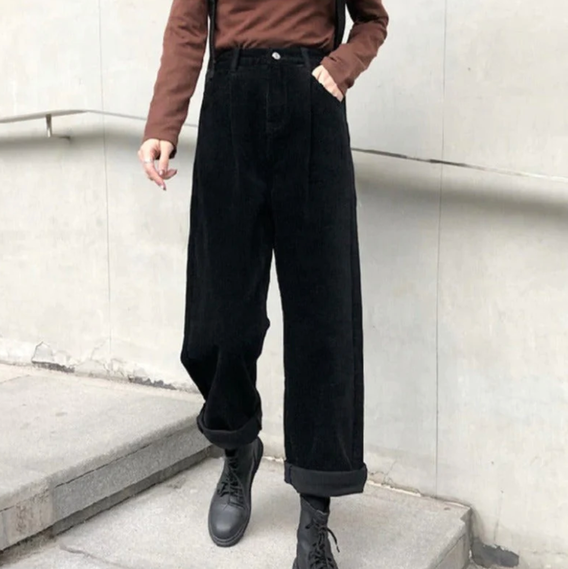 Malia Women's Velvet Casual Pants - VibreMode