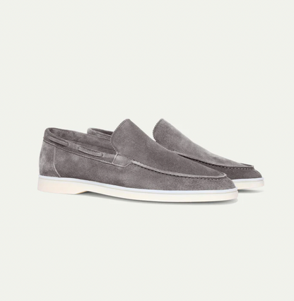 Men's Suede Slip On Loafers Brown