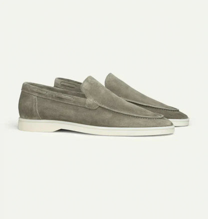 Men's Suede Slip On Loafers Brown