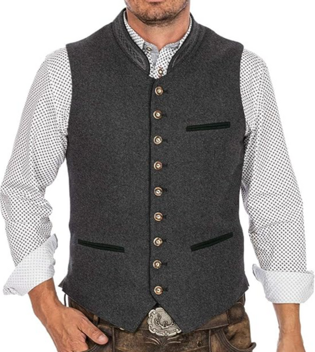 Men's Traditional Waistcoat - VibreMode